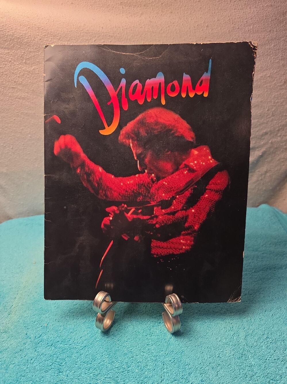 Neil Diamond 1980 World Tour Concert Souvenir Program Book Jazz Singer